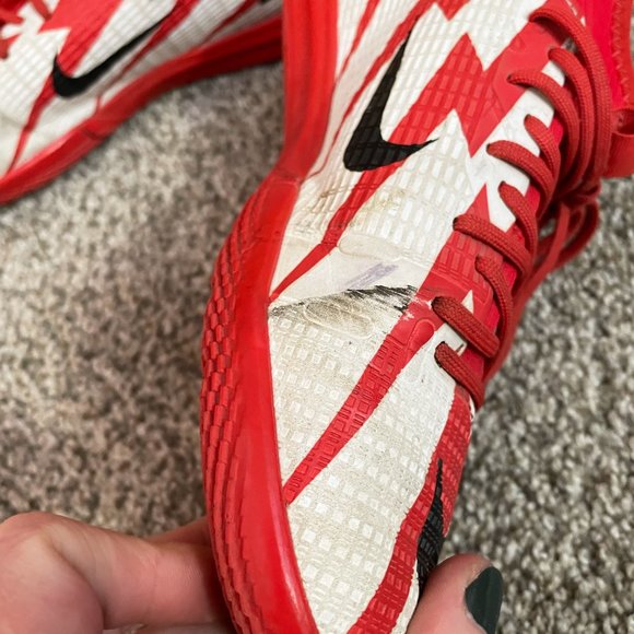 Nike Mercurial Superfly 8 Academy CR7 IC GS 'Chile Red' SIZE 5.5 - Picture 6 of 8